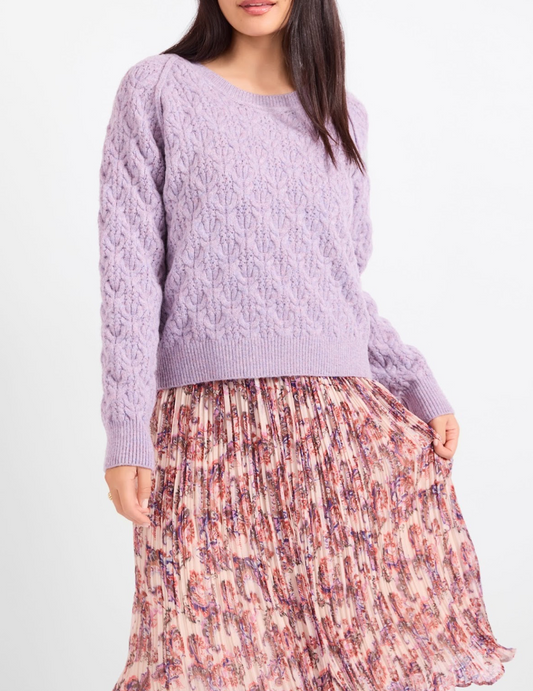 Lavender Kiss Sweater