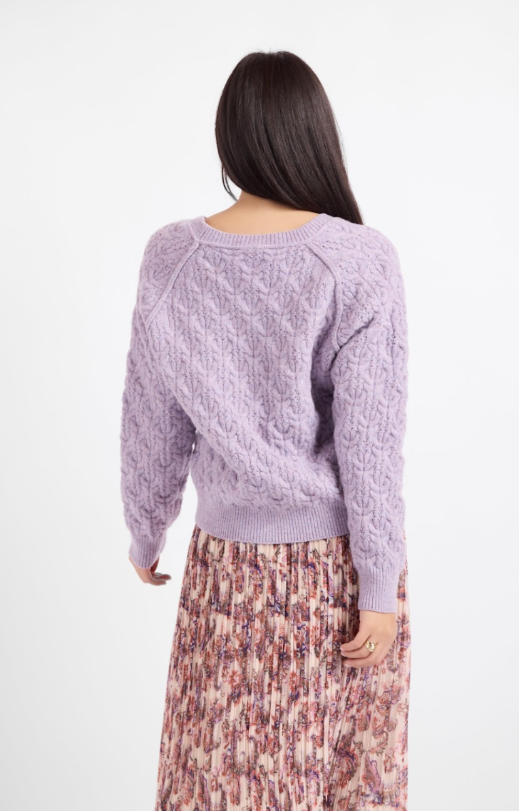 Lavender Kiss Sweater