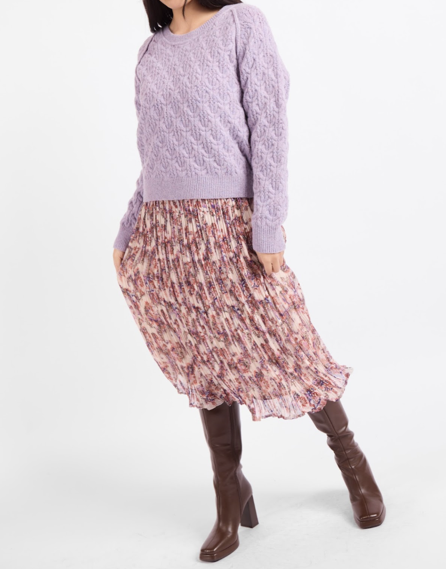 Lavender Kiss Sweater