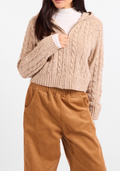 Effortless Zip Up Sweater