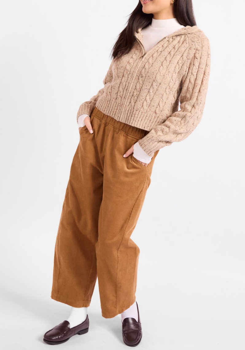 Effortless Zip Up Sweater