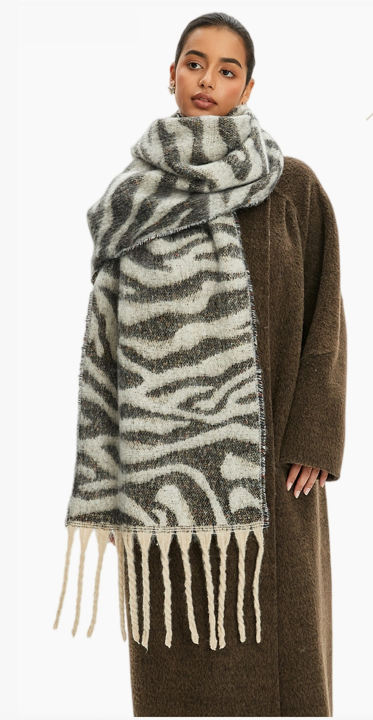 Bold Zebra Scarf