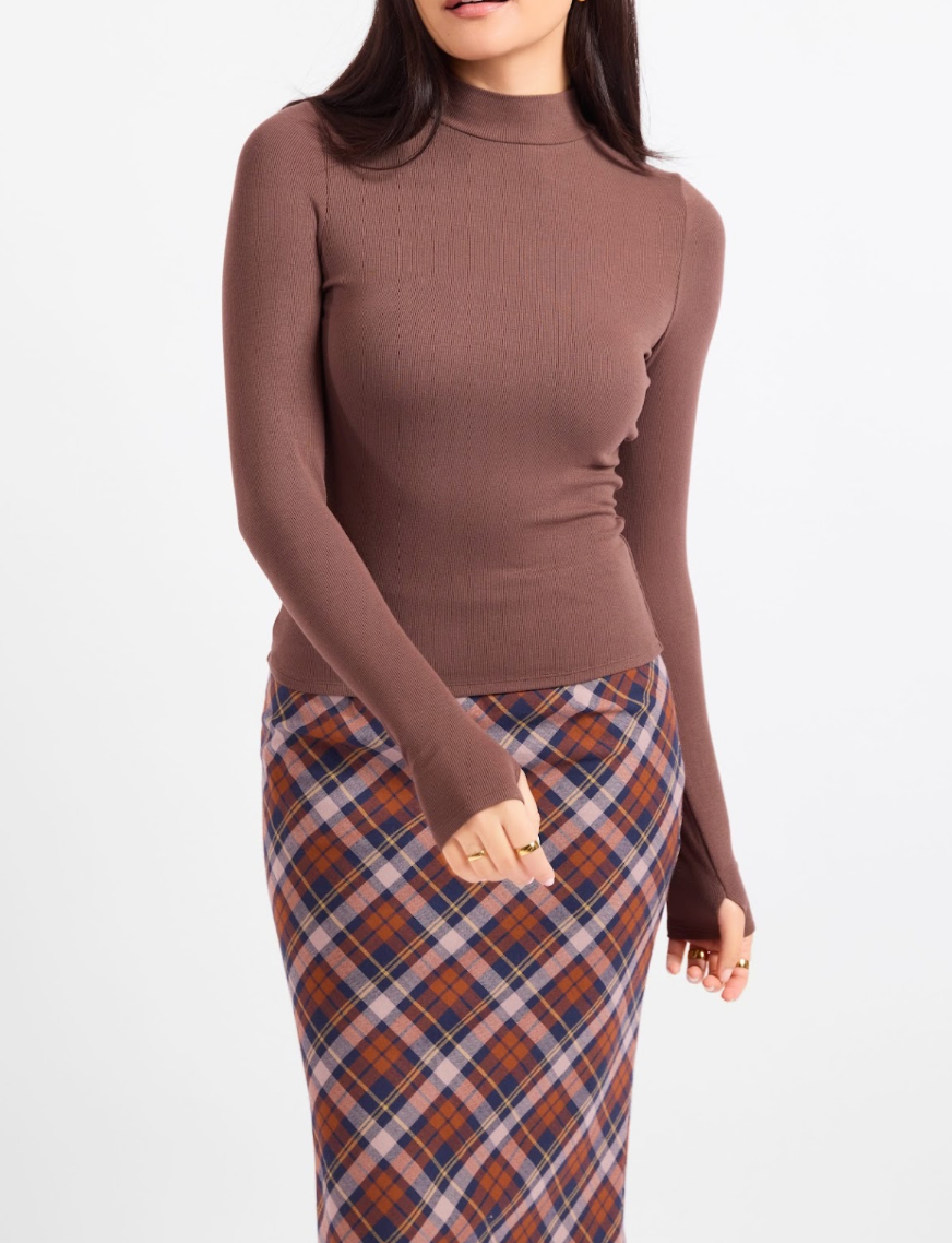 Ronan Mock Neck Top