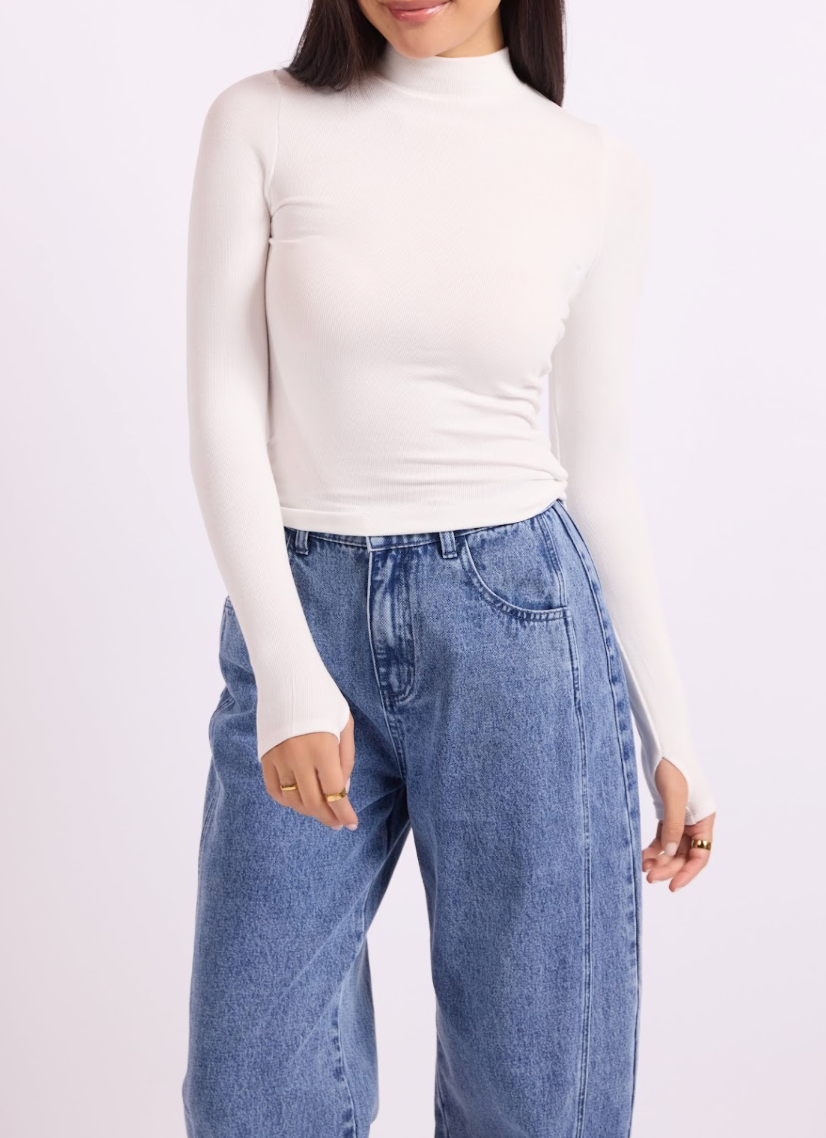 Ronan Mock Neck Top