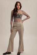 Brush Flare Pants