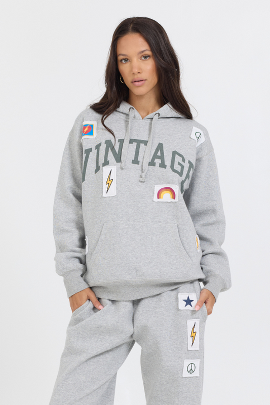 Novelty Patch Hoodie