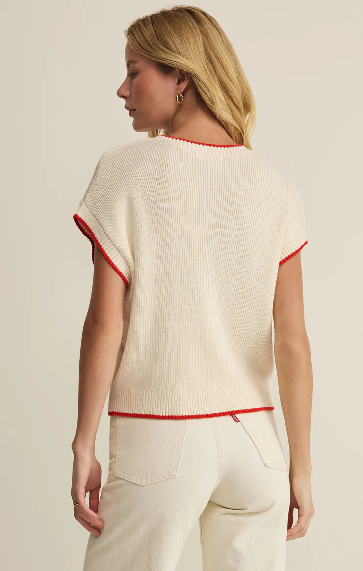Sleeveless Flag Sweater