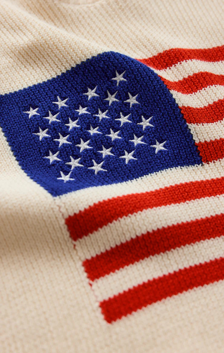 Sleeveless Flag Sweater