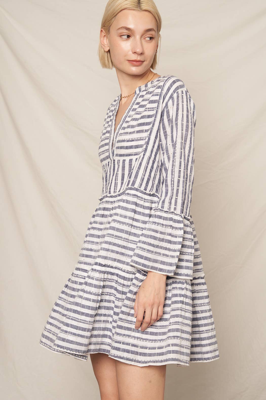Tiered Mini Dress