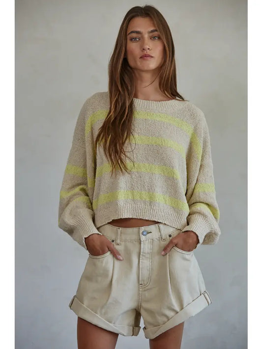 Striped Crewneck Sweater