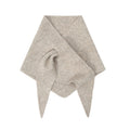 Knit Triangle Scarf