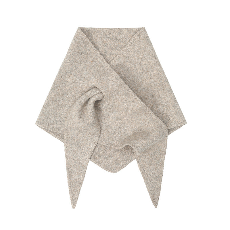 Knit Triangle Scarf