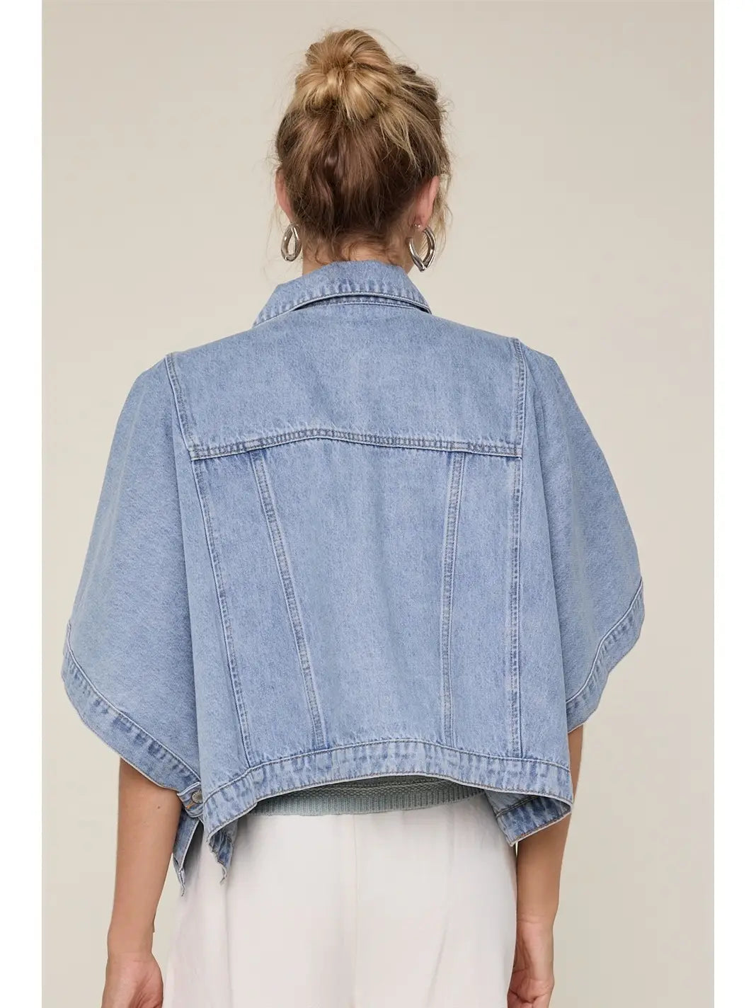 Denim Poncho