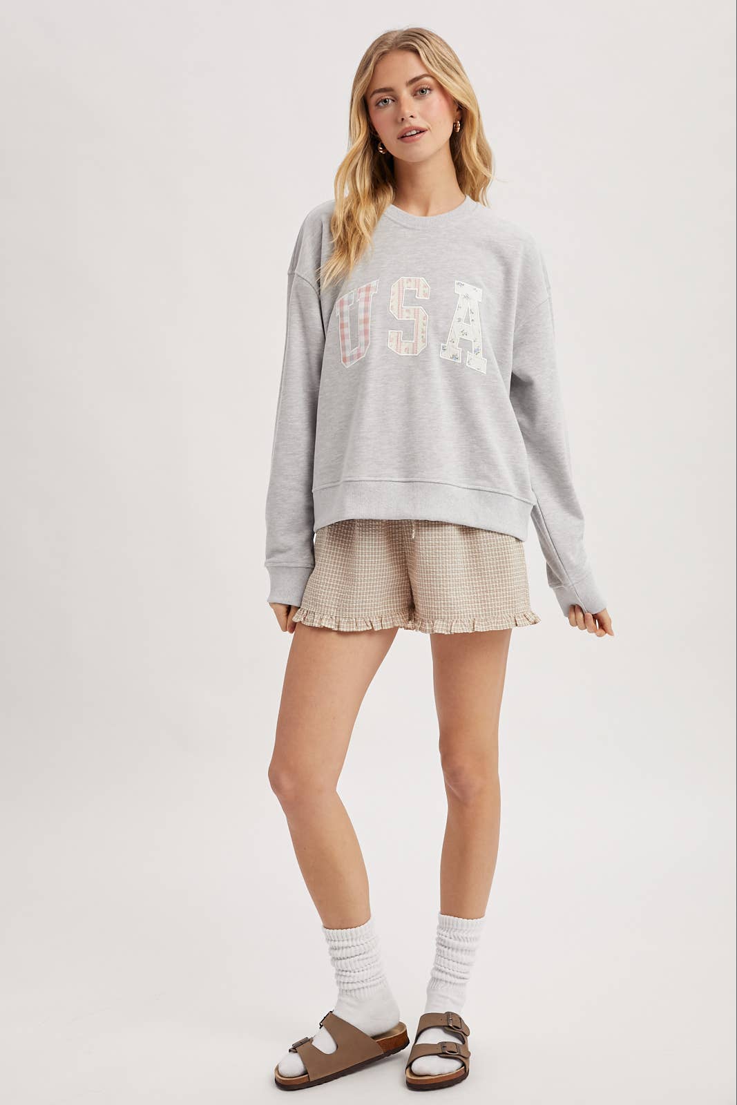 Patchwork USA Sweatshirt