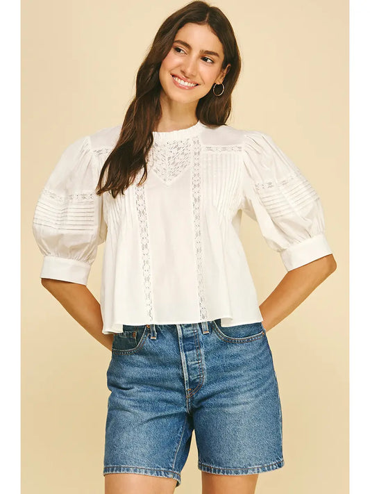 Trim Detailed Blouse