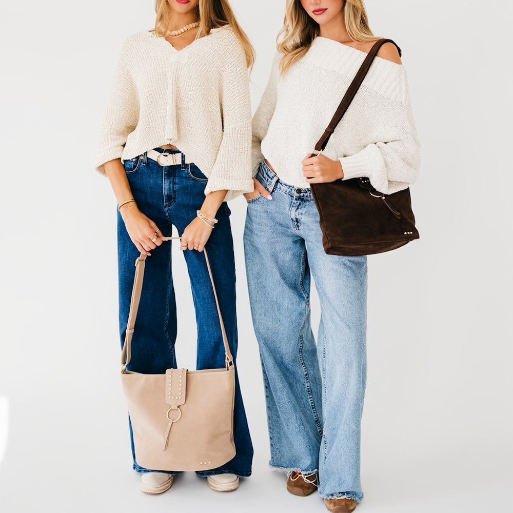 Rosemary Suede Bucket Bag