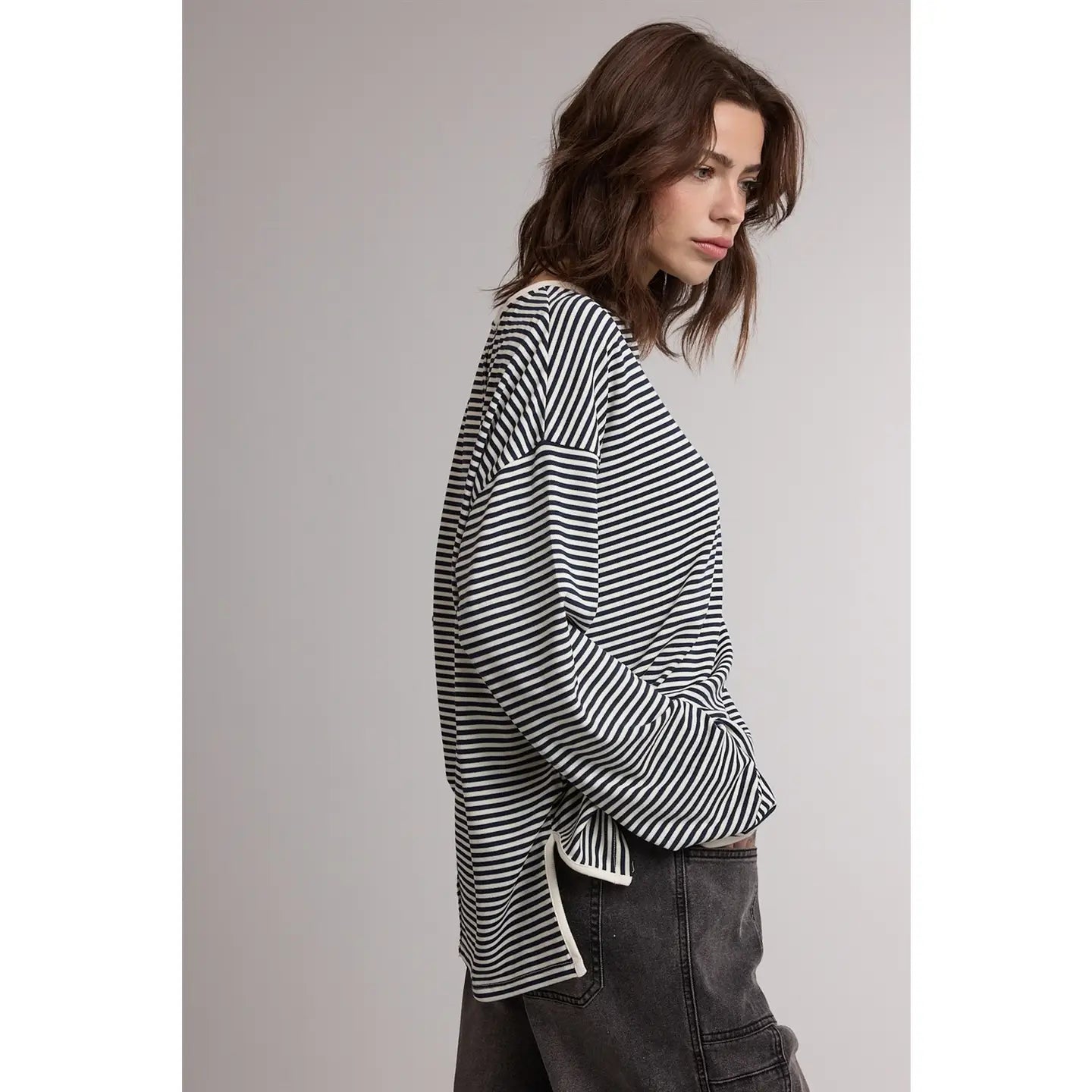 Striped Oversized Tee