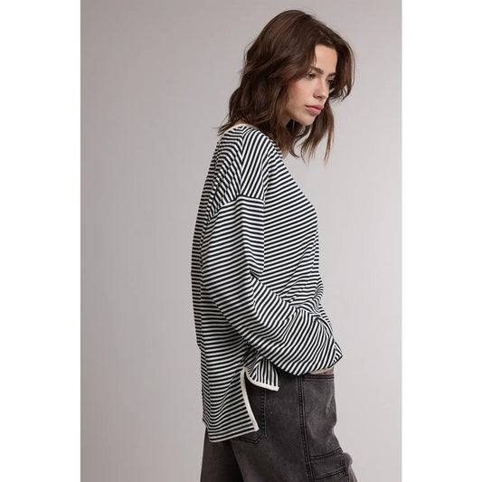 Striped Oversized Tee