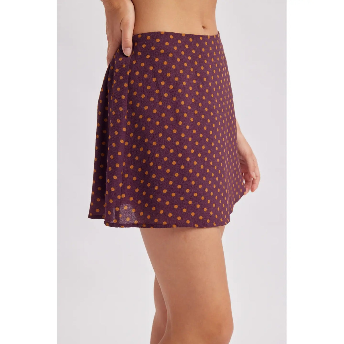 Polka Dot Mini Skirt