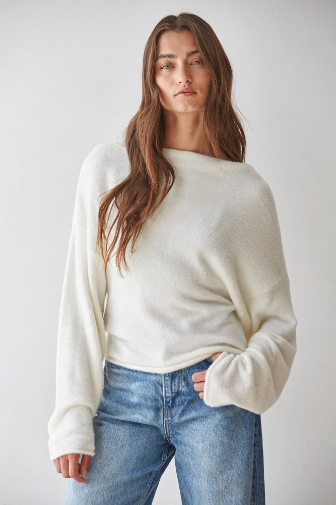 Boatneck Slouchy Sweater