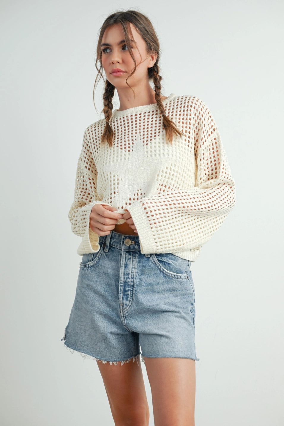 Crochet Star Sweater