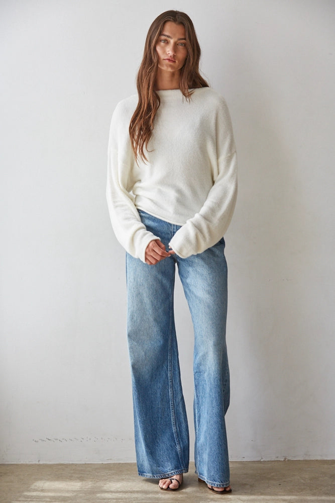 Boatneck Slouchy Sweater