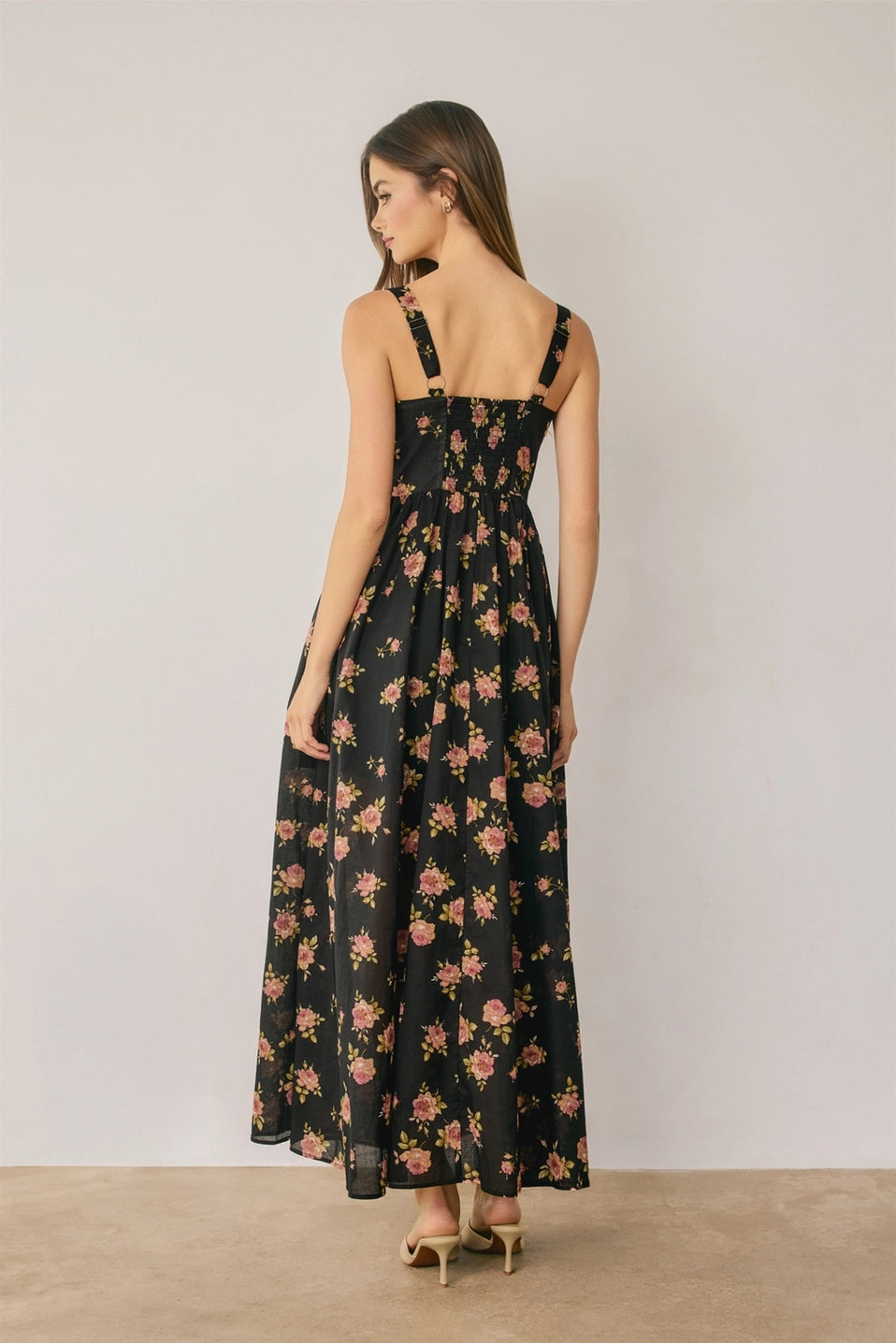 Floral Sweetheart Maxi Dress