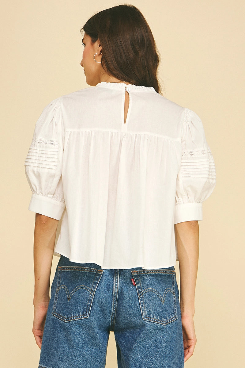 Trim Detailed Blouse