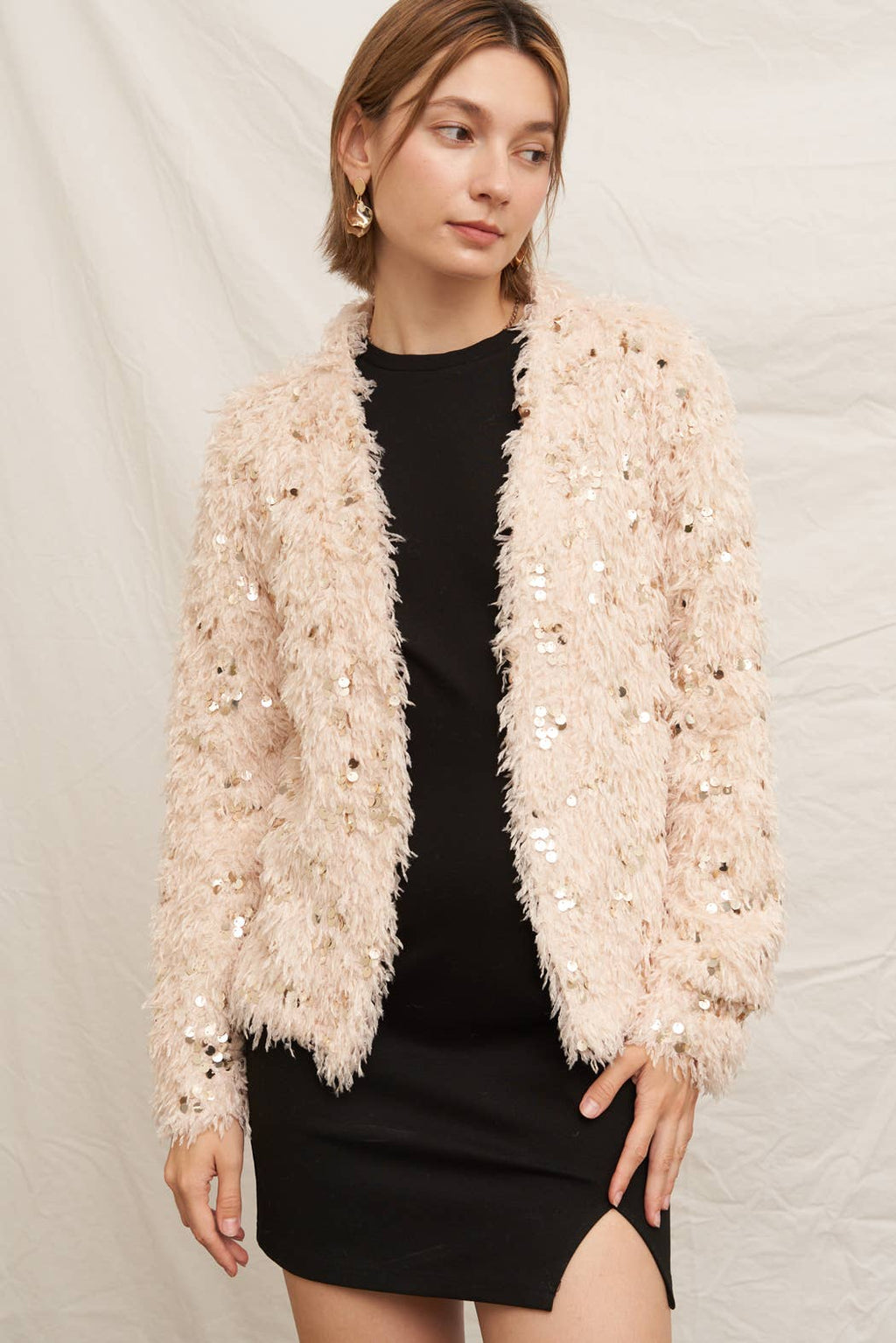 Glitter Sequin Cardi