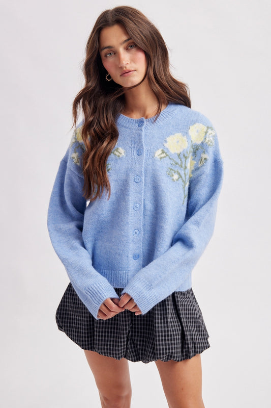 Roses Floral Cardigan