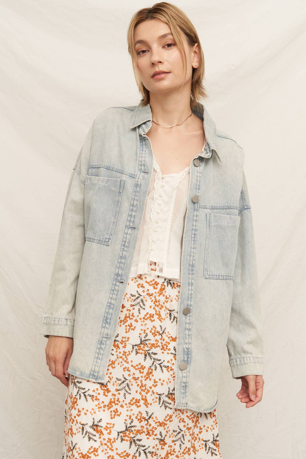 Lightweight Denim Jean Jacket
