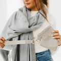 Wonderlust Woven Dual Pouch Wristlet 