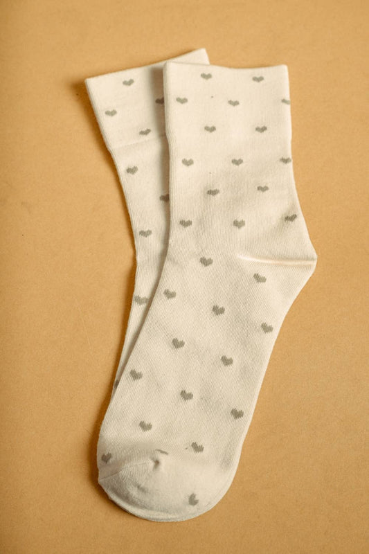 Heart Polka Dot Socks