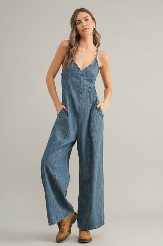 Chambray Jumpsuit