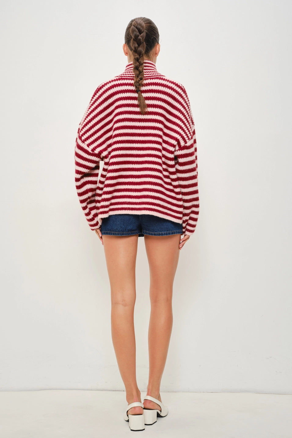 Zane Striped Knit Jacket