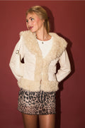 Shaggy Faux Suede Jacket