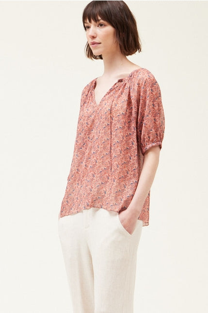 Half Sleeve Chiffon Blouse