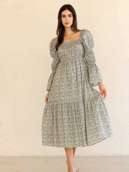 Floral Tiered Maxi