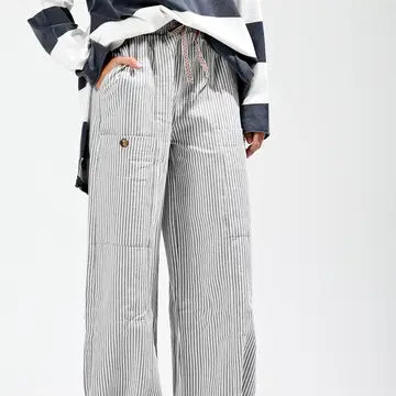 Vintage Washed Stripe Pants