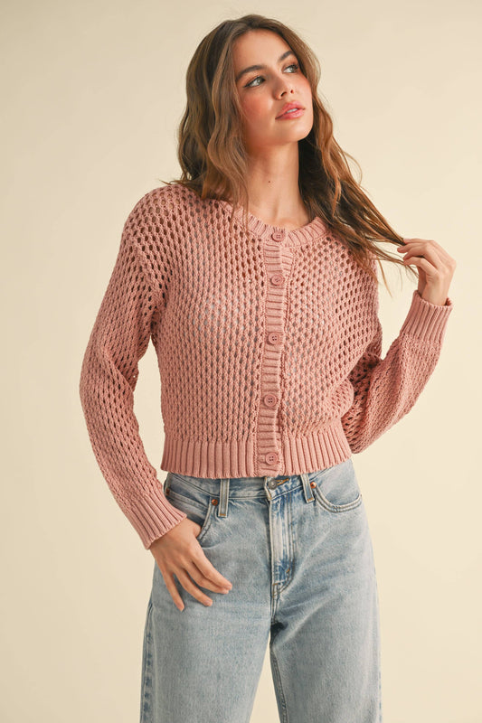 Crochet Knitted Cardi