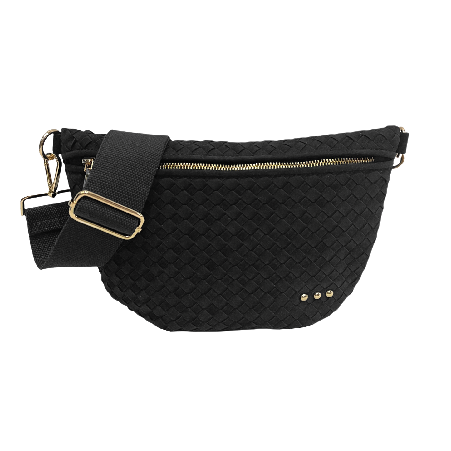 Suede Westlyn Woven Bum Bag