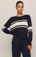 Stripe Stand In Sweater