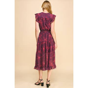 Floral Knee Length Dress