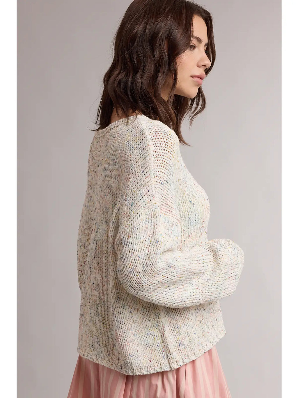 Multicolor Yarn Sweater
