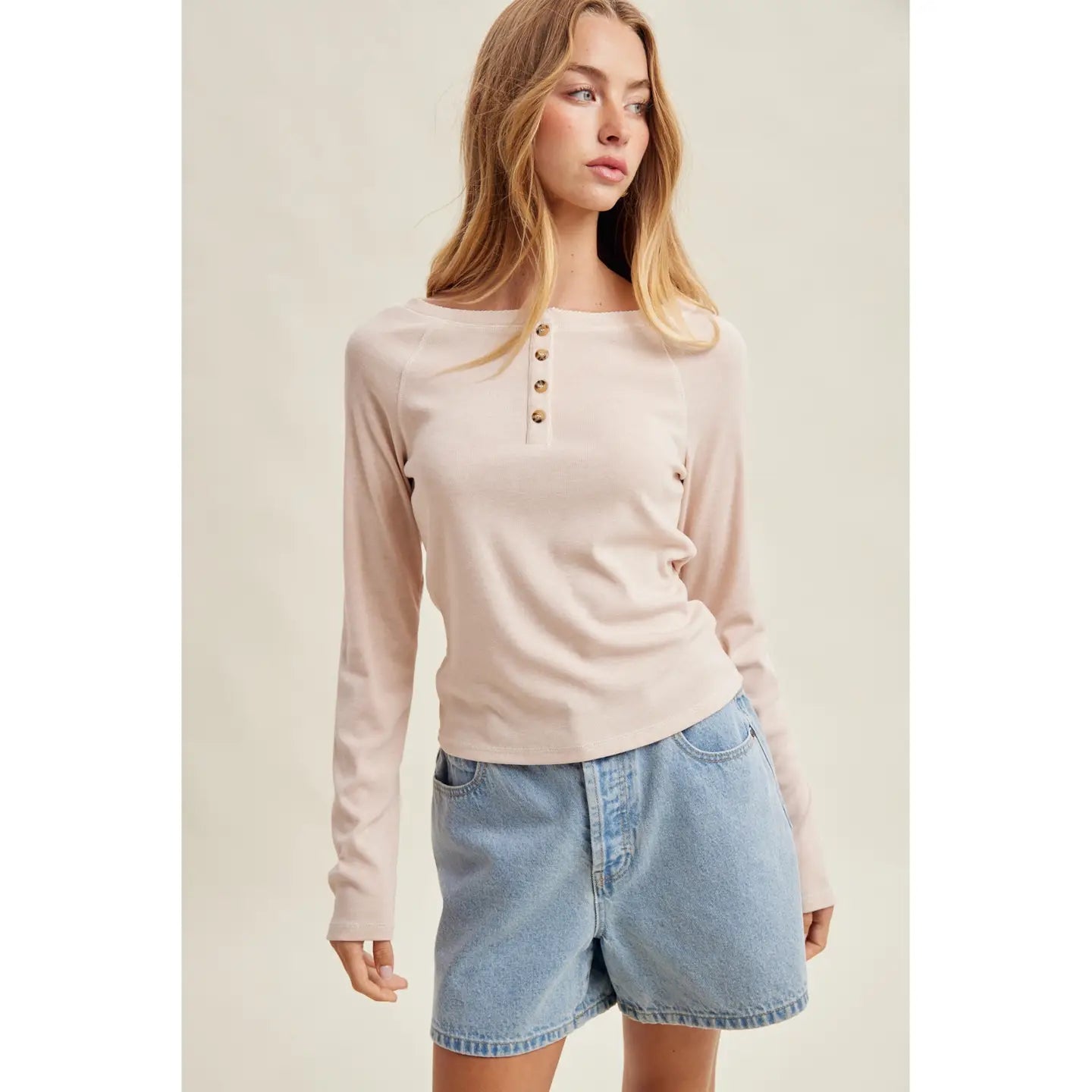 Crochet Edge Henley