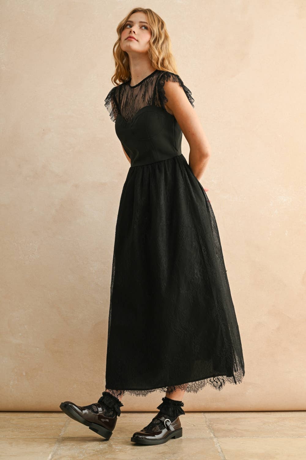 Lace Midi Dress