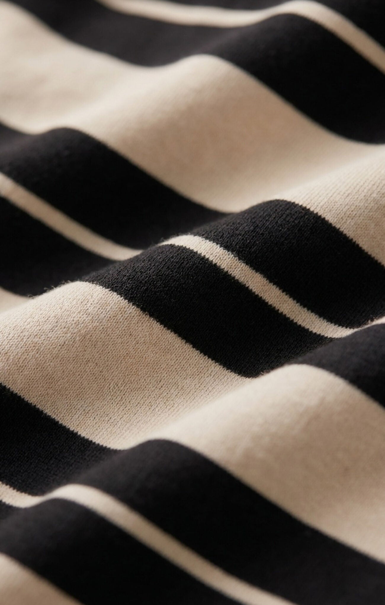 Gail Striped Jersey Midi Skirt