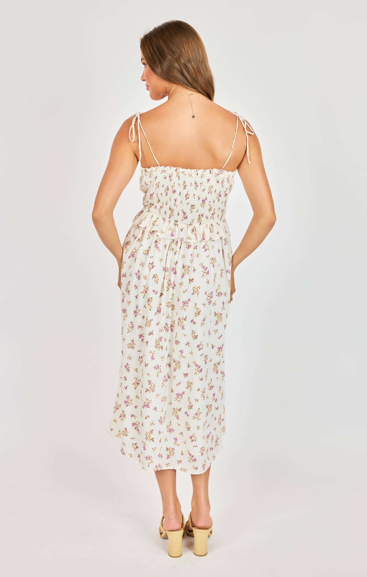 Bouquet Sweetheart Midi Dress