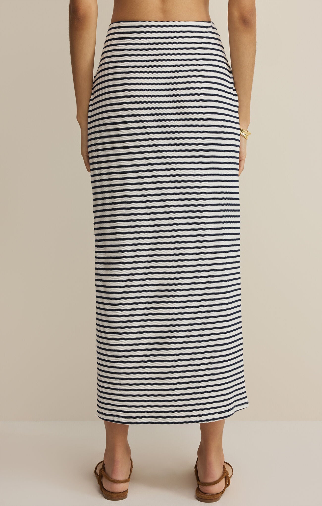 Ainslie Striped Midi Skirt